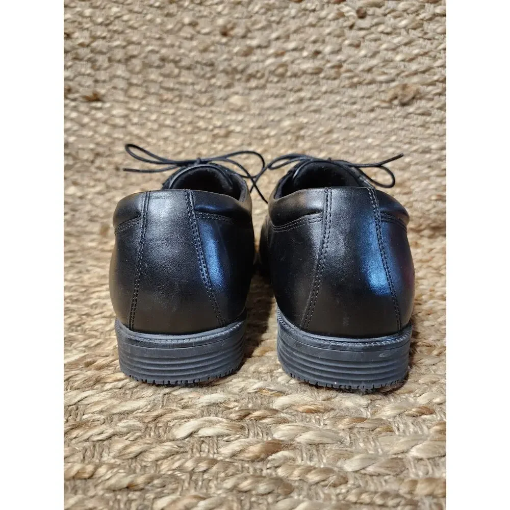 Rockport Men's Charles Road Cap Toe Oxford Black Leather Dress Shoes Size 13